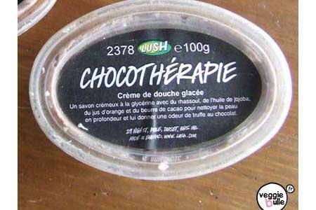 Chocothérapie crème de douche glacée Lush chocotherapie Chocothérapie crème de douche glacée Lush