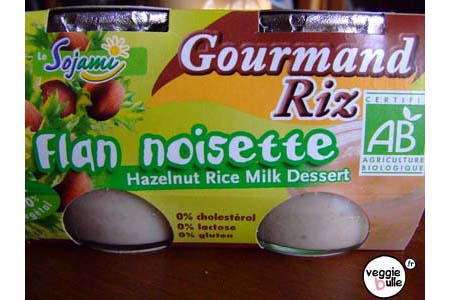 Flan noisette Gourmand riz Sojami gourmand riz Flan noisette Gourmand riz Sojami