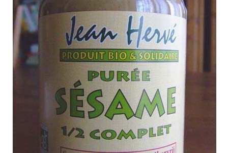 Purée de sésame 1/2 complet Jean Hervé sesame demicomplet Purée de sésame 1/2 complet Jean Hervé
