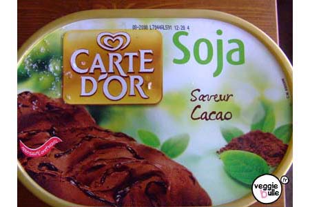 carte dor soja chocolat Glace sans lait au soja chocolat   Carte d’Or