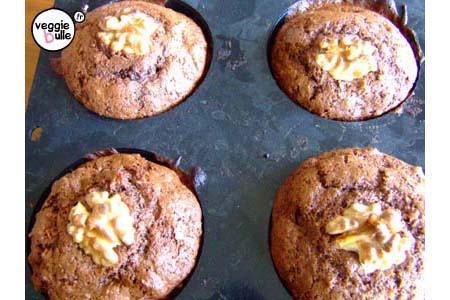 Muffins vegan chocolat et noix muffins noix cacao Muffins vegan chocolat et noix
