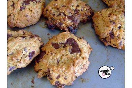Cookies vegan chocolat noir amande cookies choco amande 7 Cookies vegan chocolat noir amande