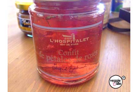 Confit de pétales de rose confit petale rose Confit de pétales de rose