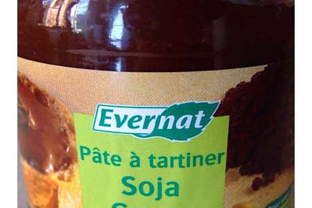 Pâte à tartiner Soja Cacao Evernat pate tartiner soja cacao Pâte à tartiner Soja Cacao Evernat