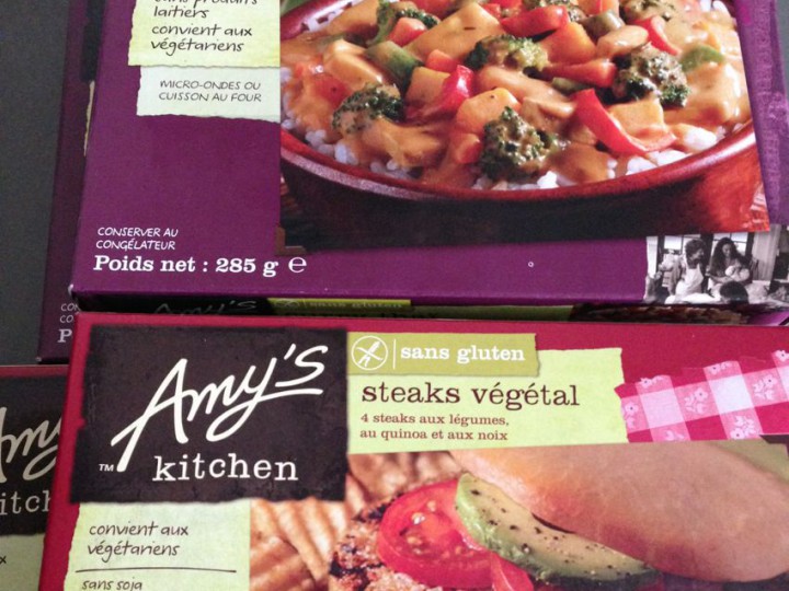 Les produits Amy’s Kitchen sont disponibles en France