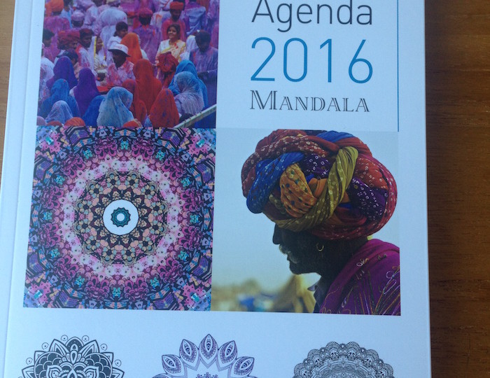 Agenda 2016 Mandala aux éditions La Plage