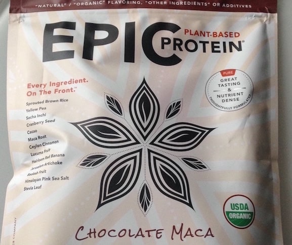 Epic Protein chocolat-maca : où comment me faire manger des protéines