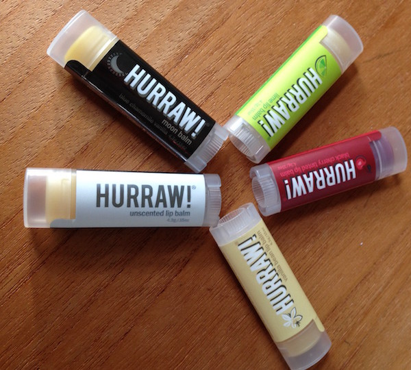Les baumes à lèvres vegan d’Hurraw! :