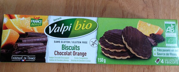 Sans gluten : on aime les biscuits chocolat orange Valpibio !