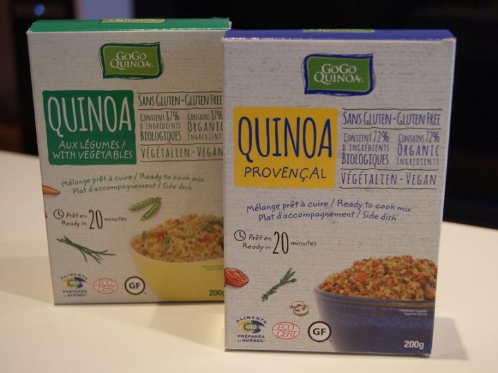 Le quinoa préparé de chez Gogo Quinoa