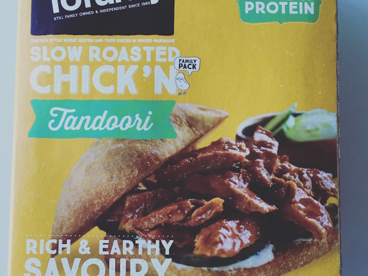 Oh les aiguillettes de poulet végétal tandoori par Tofurky