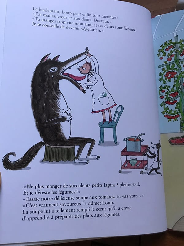 L'histoire d'un loup végétarien et autres livres pour enfants - Enfant  végé
