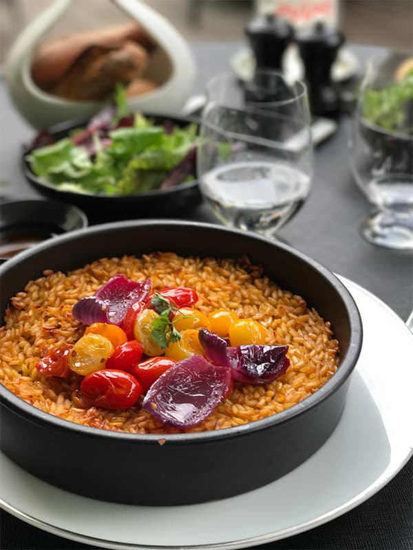 Repas vegan à La Bauhinia au Shangri-La Paris