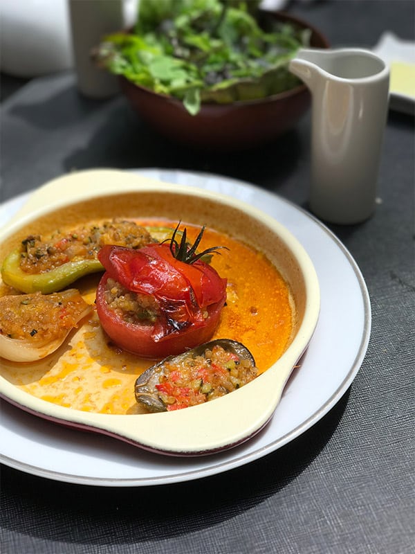 Repas vegan à La Bauhinia au Shangri-La Paris