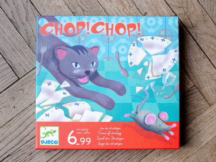 Chop ! Chop ! de Djeco : le chat et les souris