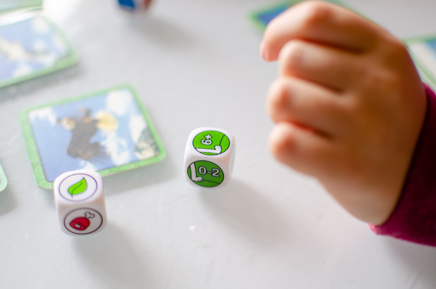 Les dés du jeu Specific