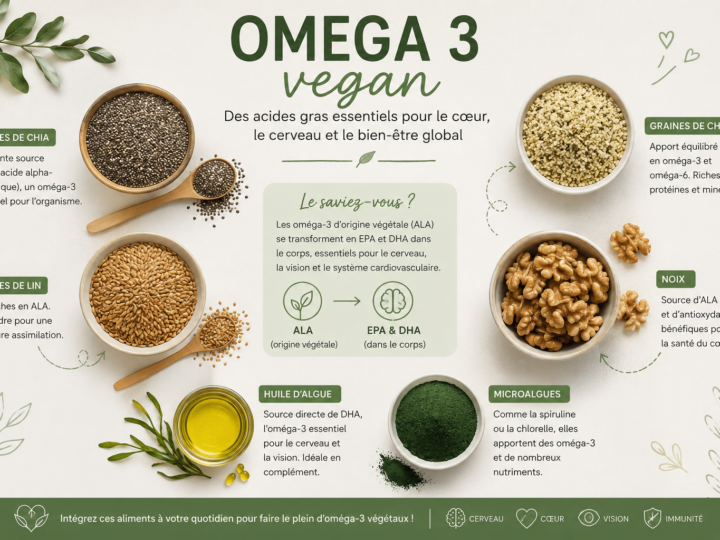 Oméga-3 vegan : quels bienfaits pour votre santé ?